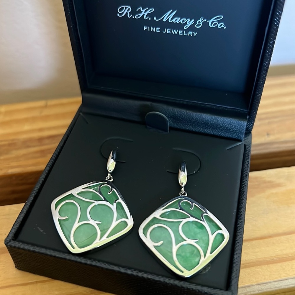 R. H. Macy & Co. Fine Jewelry Jade Earrings